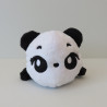Peluche panda noire et blanche de face